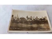 Пощенска картичка New York City Sky Line 1929