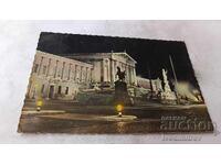 Postcard Wien Parlament 1961