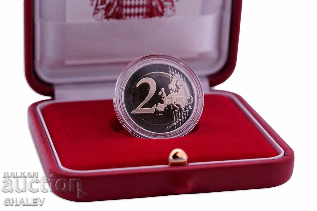 2 Ευρώ 2020 Μονακό "Honore III" (2 evro Monako) ΣΠΑΝΙΟ!- Proof με τιμή € 499.89 | 977.70 BGN