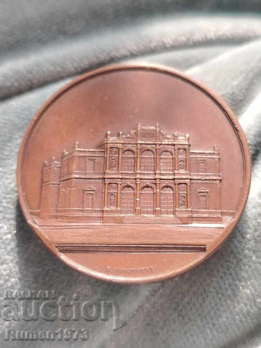 Доставка на Медал, плакет, музикална консерватория Женева,Швейцария 19в.