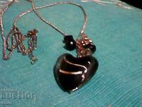 Colier Murano și brățară Shamballa frumoasă