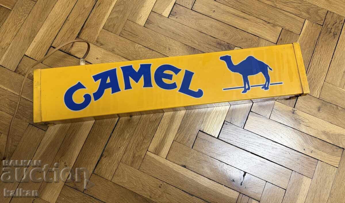 Firmă luminoasă vintage CAMEL