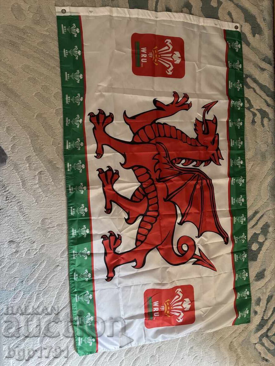 Красиво знаме на Welsh Rugby Union - 5