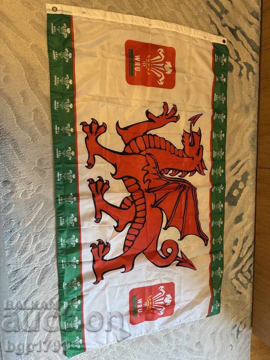 Красиво знаме на Welsh Rugby Union - 7
