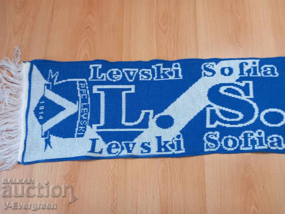 Licitație Fular de fotbal vechi Levski Sofia, fular tricotat