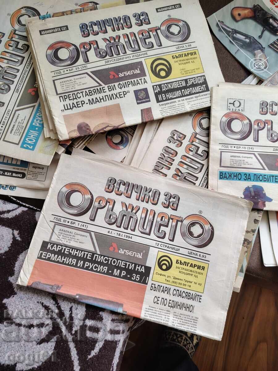 Livrarea Totul despre arme 49 buc