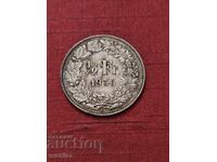 1/2 φράγκο 1936 Ασήμι!