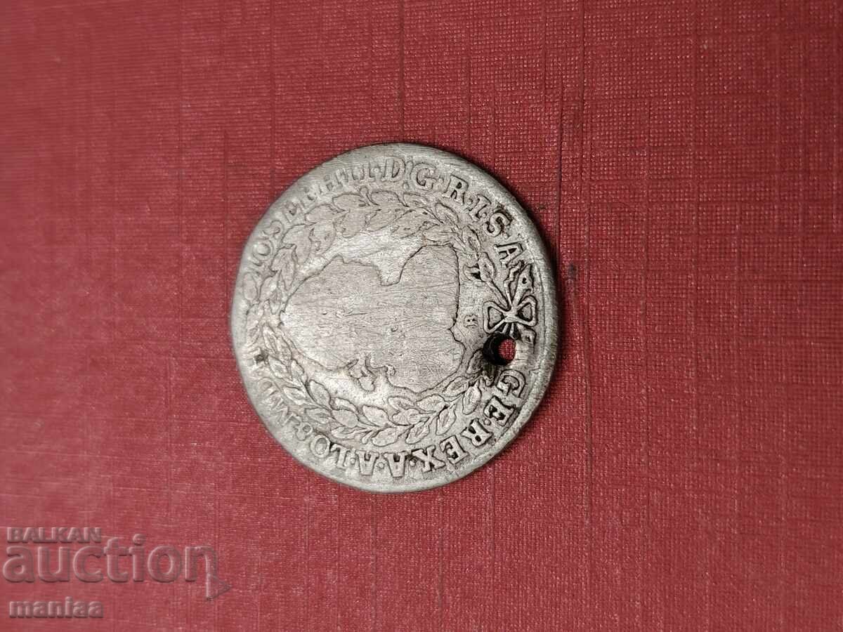 Livrarea 1/3 taler 1777 Argint