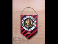 Παλαιό ποδοσφαιρικό σημαιάκι Λοκομοτίβ Σόφιας αγγλικού τύπου