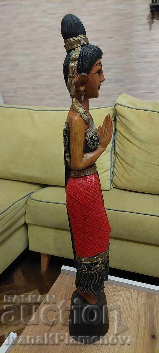 Аукцион Дърворезба за ценители височина 65см