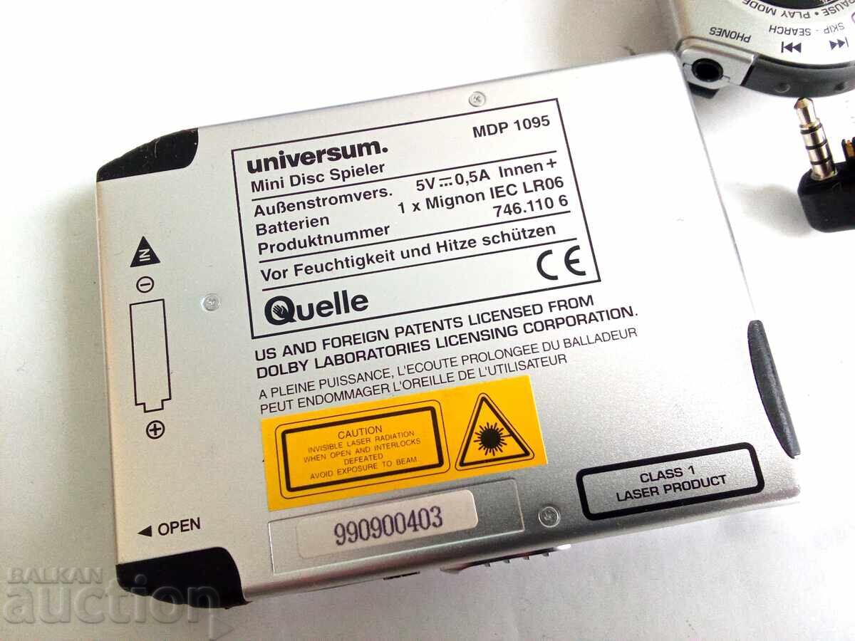 Δημοπρασία Universum MDP 1095, ρετρό φορητό MiniDisc player