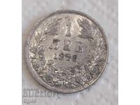 Bulgarian new coin of 1 lev 1923 year UNC