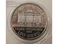 Silver 1 oz Vienna Philharmonic 2013 Austria 1.5 Euro