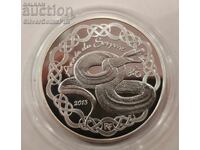 Silver 10 Euro Year of the Snake 2013 France