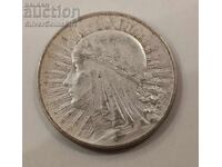 Silver 10 Zloty Polonia 1932 Poland