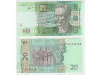 Ucraina 20 grivne 2011 UNC