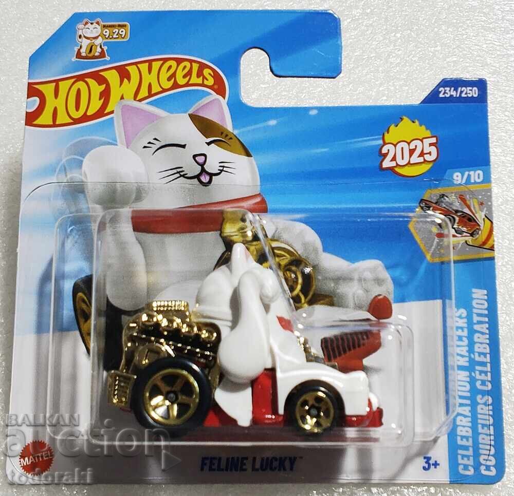 Hot Wheels Feline Lucky 1:64 Хот Уилс Котка Количка