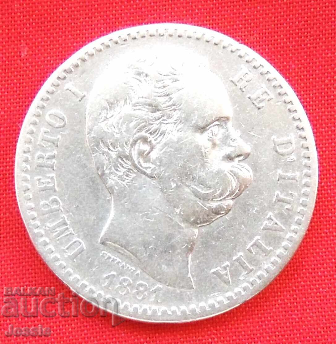 2 Лири 1881 Италия с цена € 34.95 | 68.36 лв.