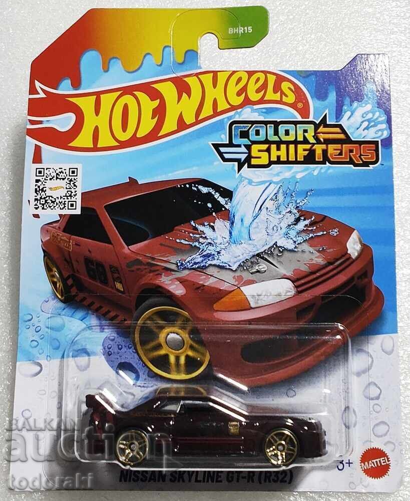 Hot Wheels Color Shifters Nissan Skyline GT-R 1:64 Nissan