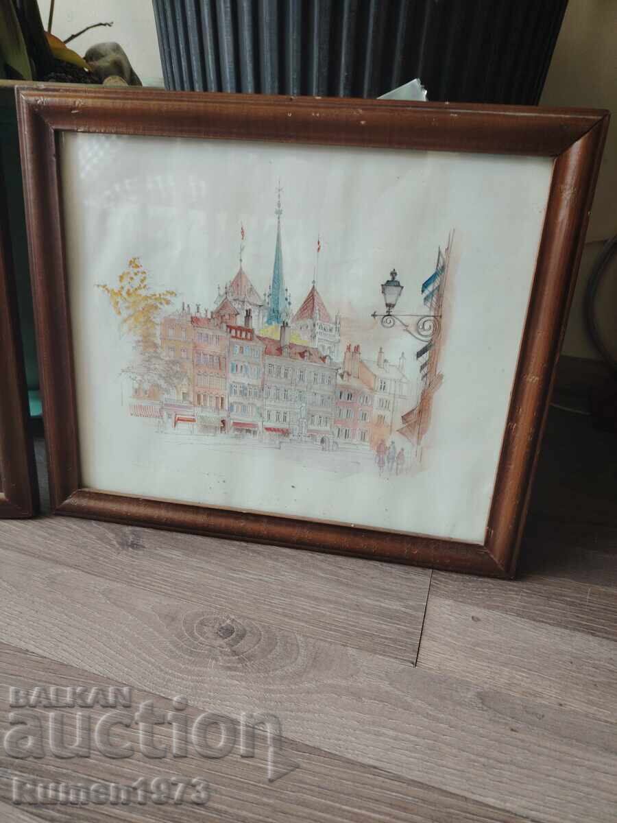 Картини швейцарски мотиви, два броя с цена € 15.00 | 29.34 лв.