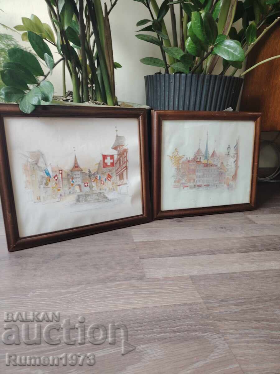 Доставка на Картини швейцарски мотиви, два броя