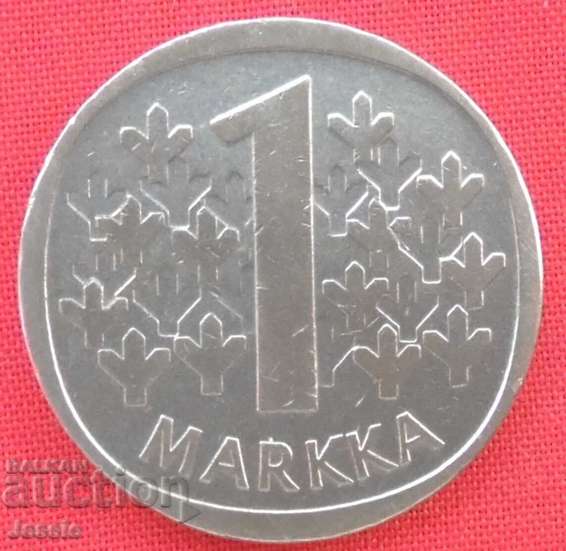 1 Μάρκα 1966 Φινλανδία