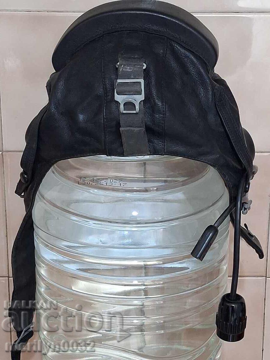 Доставка на Кожен шлемофон на пилот изтребител шлем СССР каска авиатор