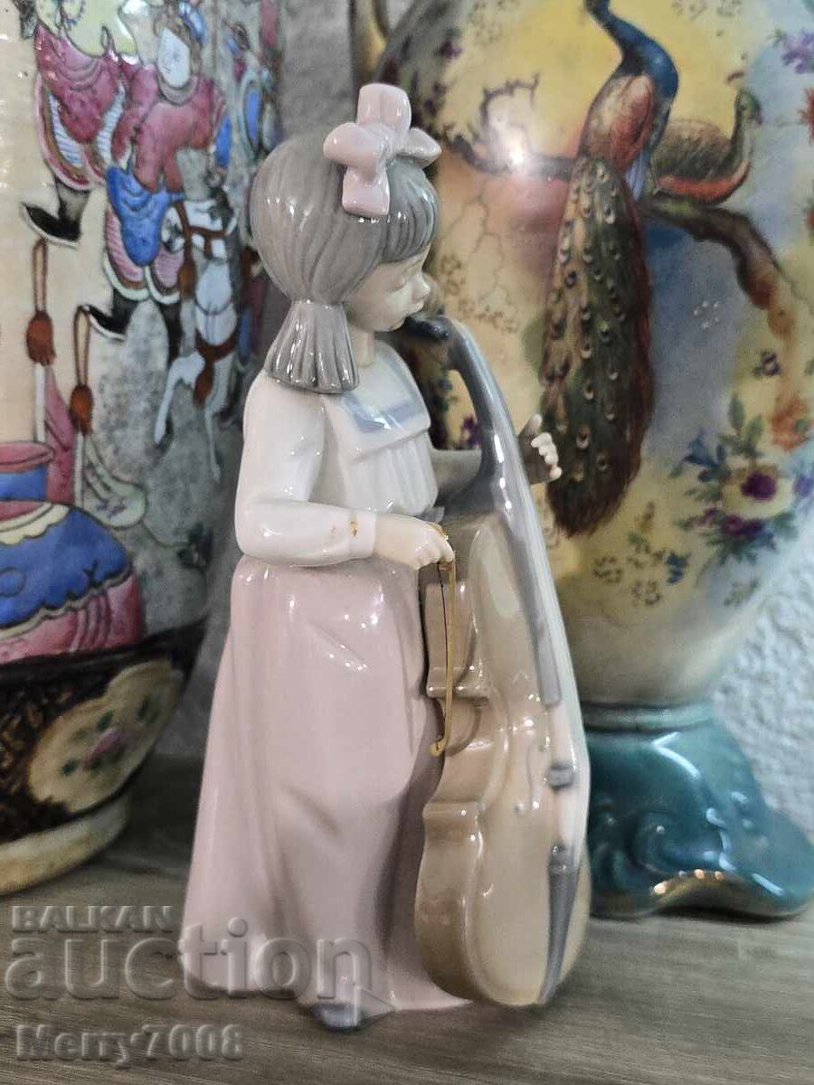 Аукцион Порцеланова колекционерска фигура е от серията NAO by Lladro