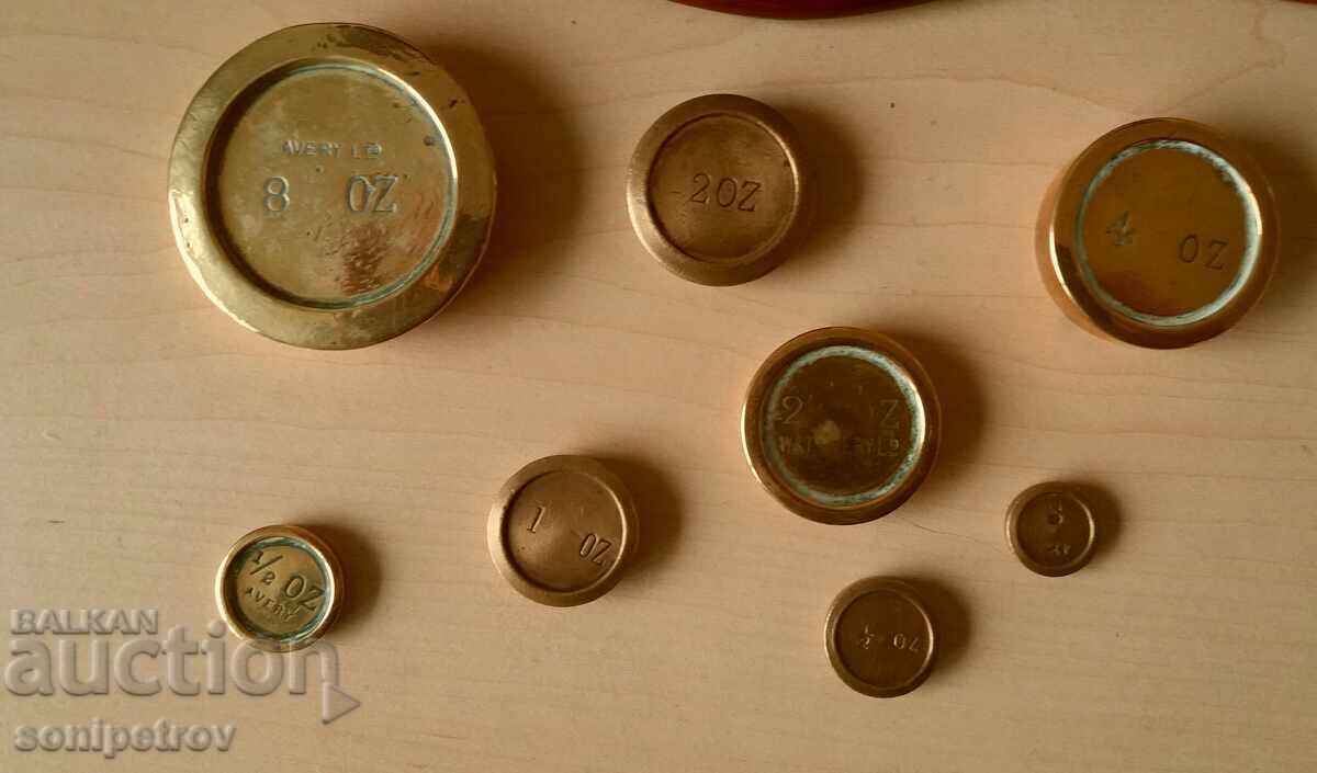 Стара английска пощенска везна. - 7 Стара английска пощенска везна. - 7