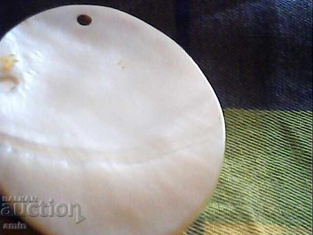 Livrarea Frumos set sidef colier brățară pandantiv mare sidef