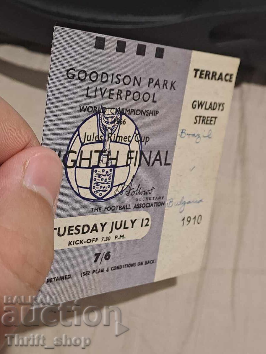 Brazilia contra Bulgaria - Campionatul Mondial 1966 - 5