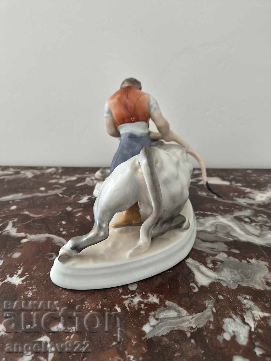 Унгарска порцеланова фигура статуетка HEREND - 5
