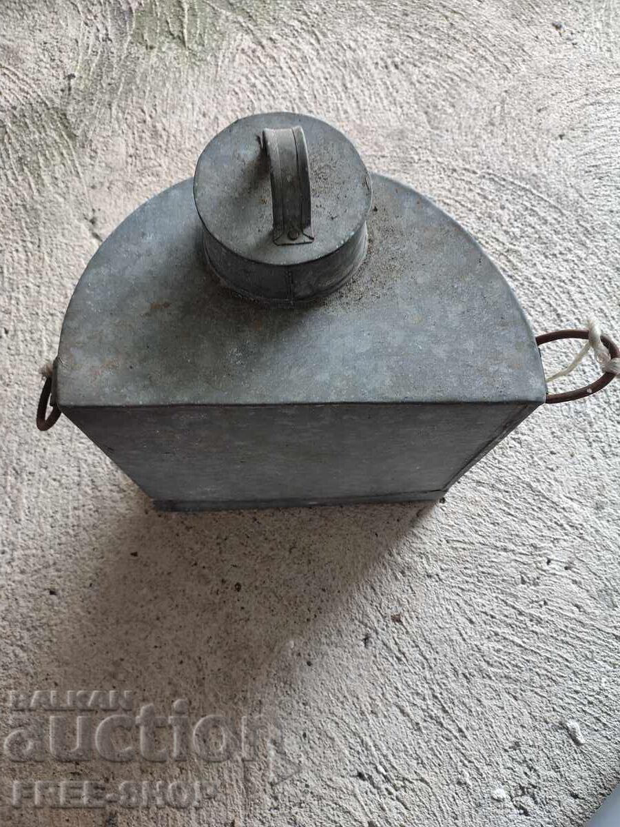 Delivery of Old Large Milk Can