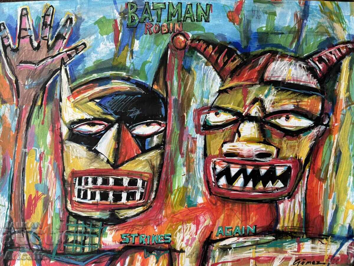 Edgar Gomez - mixed media, signed, 2025 with price € 150.00 | 293.37 BGN