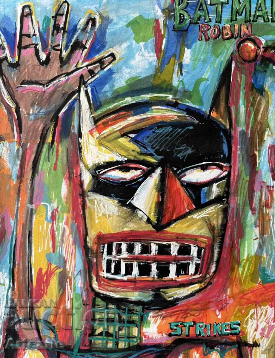 Delivery of Edgar Gomez - mixed media, signed, 2025