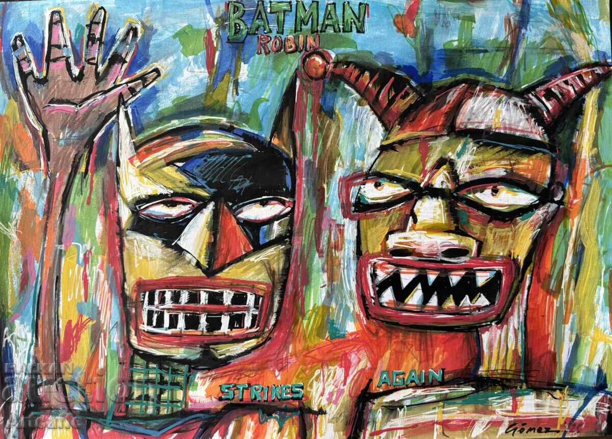 Edgar Gomez - mixed media, signed, 2025