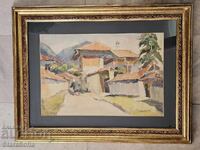Painting by Dimitar Paunov landscape 1936
