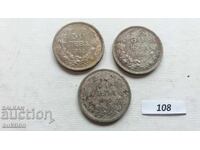 50 leva 1940 și 1943, 3 bucăți