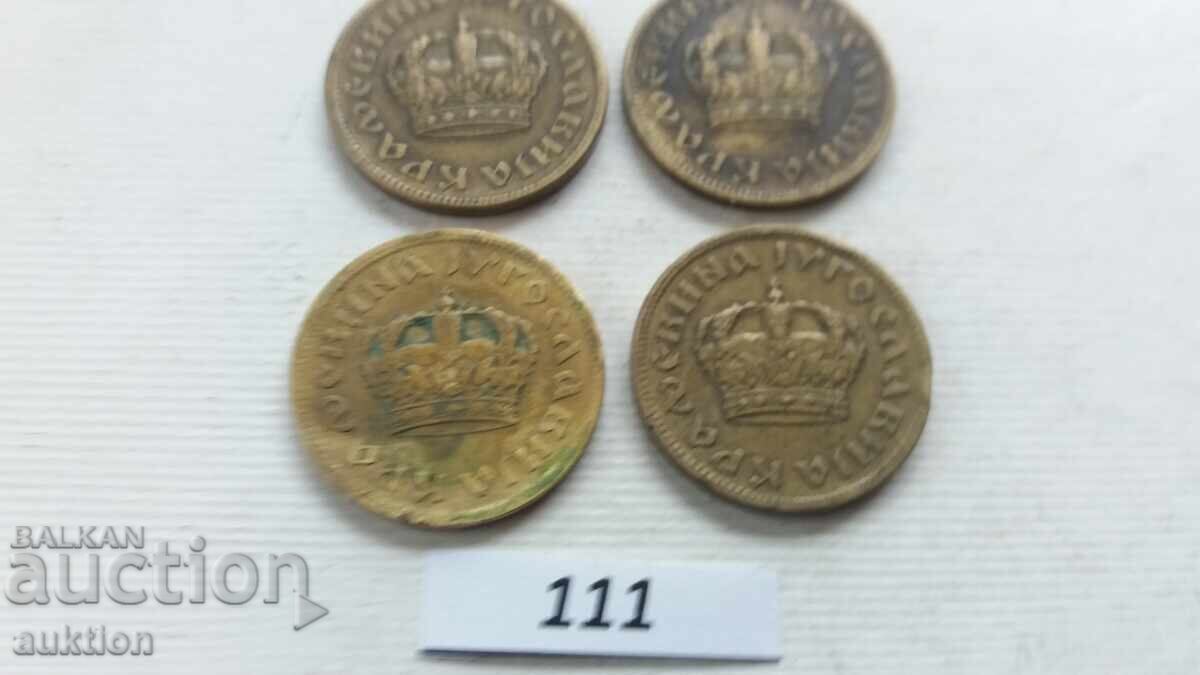 1 dinar 1938 godina 4 broya - 7