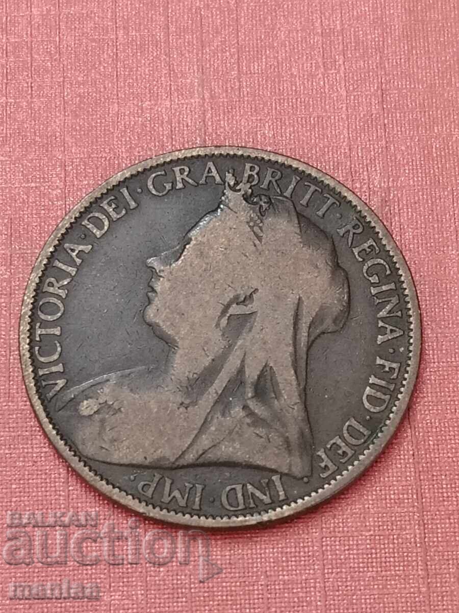 Licitație 1 Penny 1896