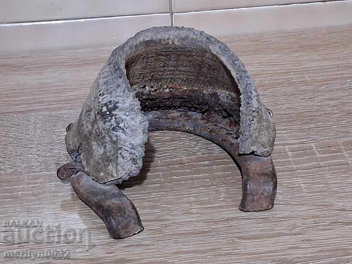 Horseshoe with hoof "Carter's Luck" wrought iron - 6