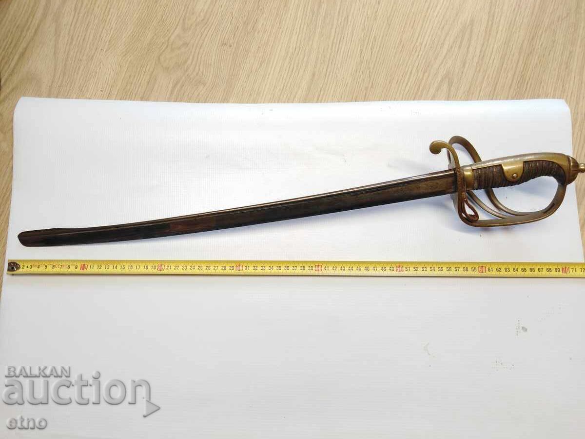 СТАРА ГЕРМАНСКА САБЯ "SOLINGEN ",НОЖ ,ОСТРИЕ ,ЯТАГАН с цена € 225.00 | 440.06 лв.