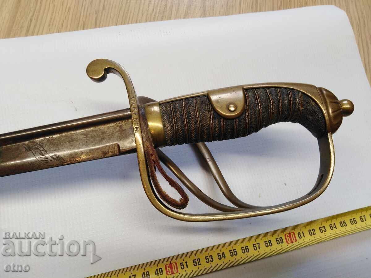 Auction  OLD GERMAN SABER "SOLINGEN", KNIFE, BLADE, YATAGAN
