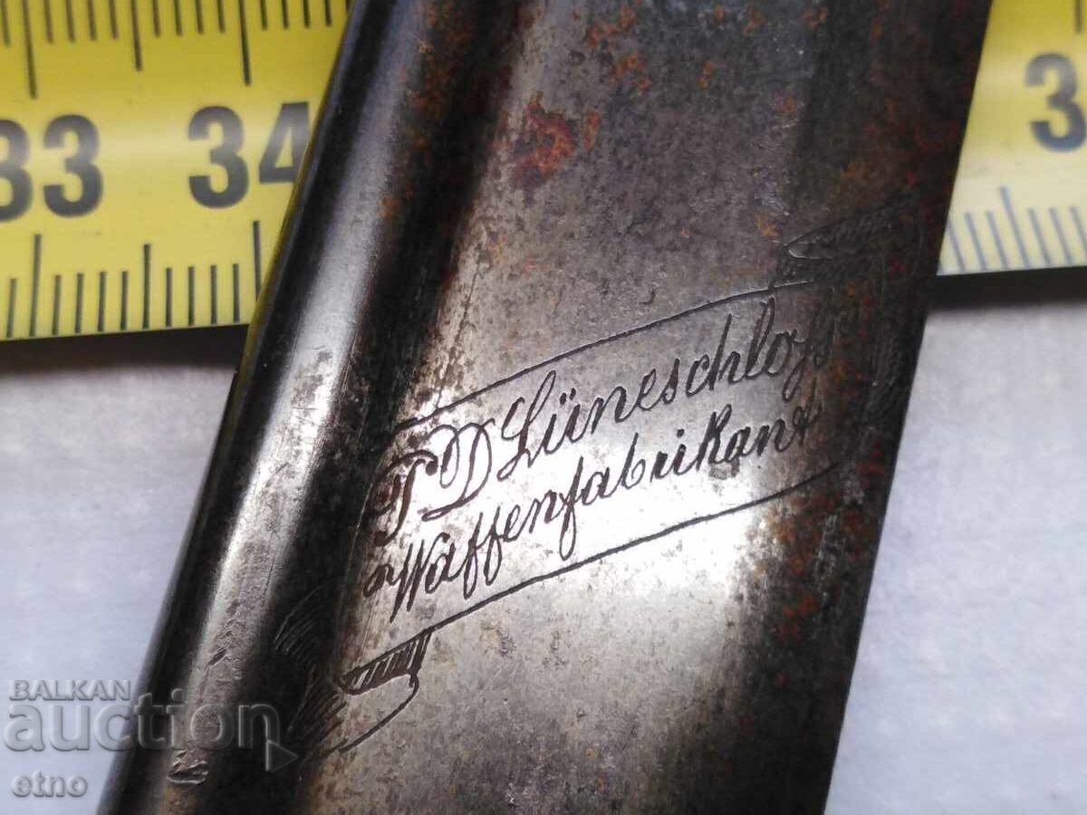 OLD GERMAN SABER "SOLINGEN", KNIFE, BLADE, YATAGAN - 7
