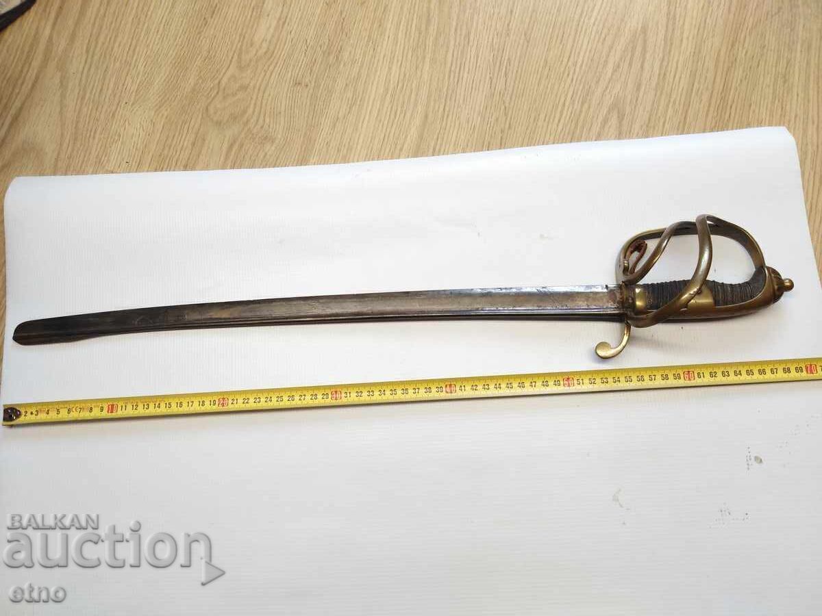 OLD GERMAN SABER "SOLINGEN", KNIFE, BLADE, YATAGAN
