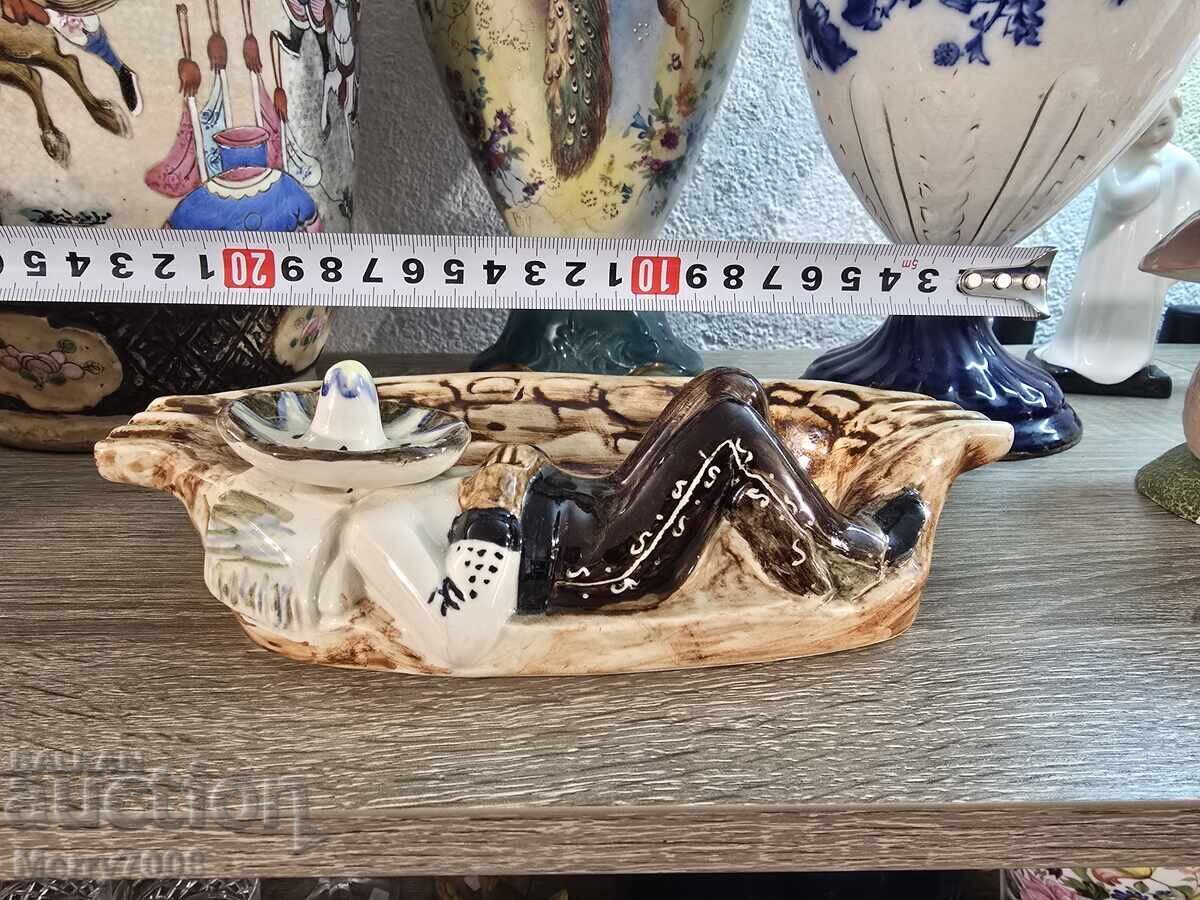 Vintage porcelain ashtray “Jersey Pottery” - 5