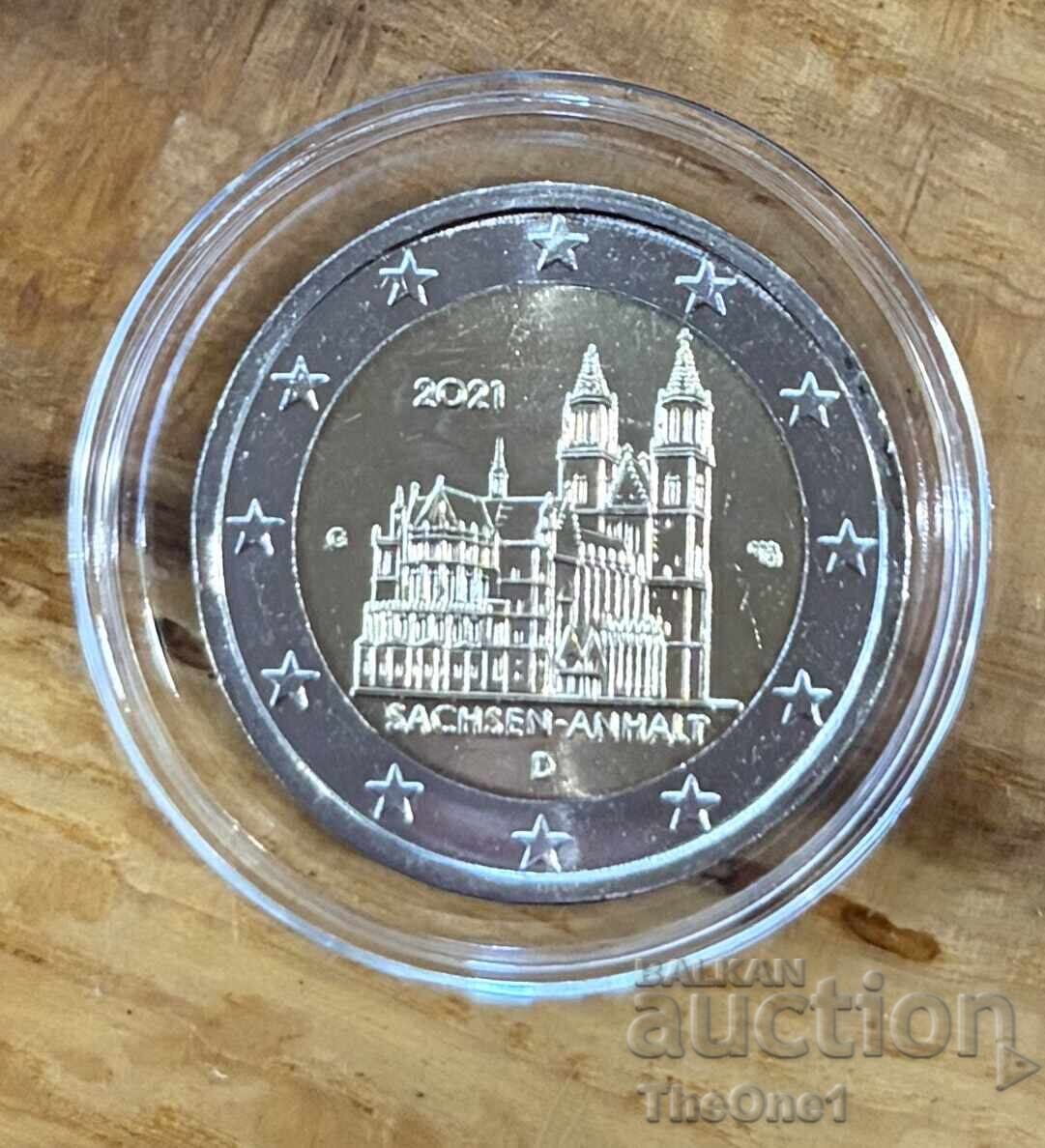 2 euro 2021 Provincia Saxonia-Anhalt