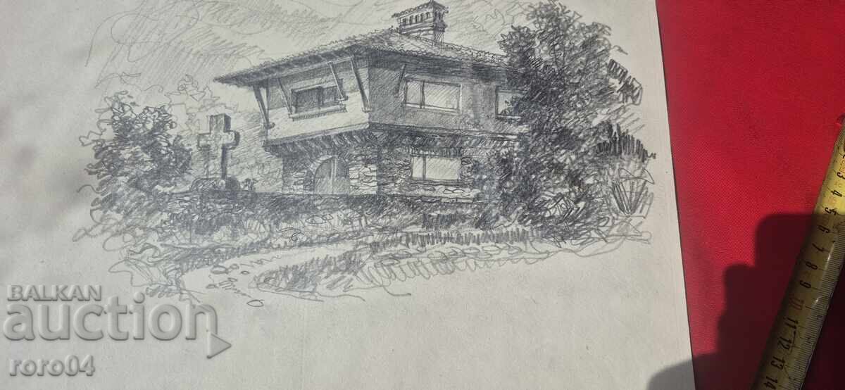VECHE DESEN ARTISTIC BULGĂRESC cu preț € 15.00 | 29.34 BGN