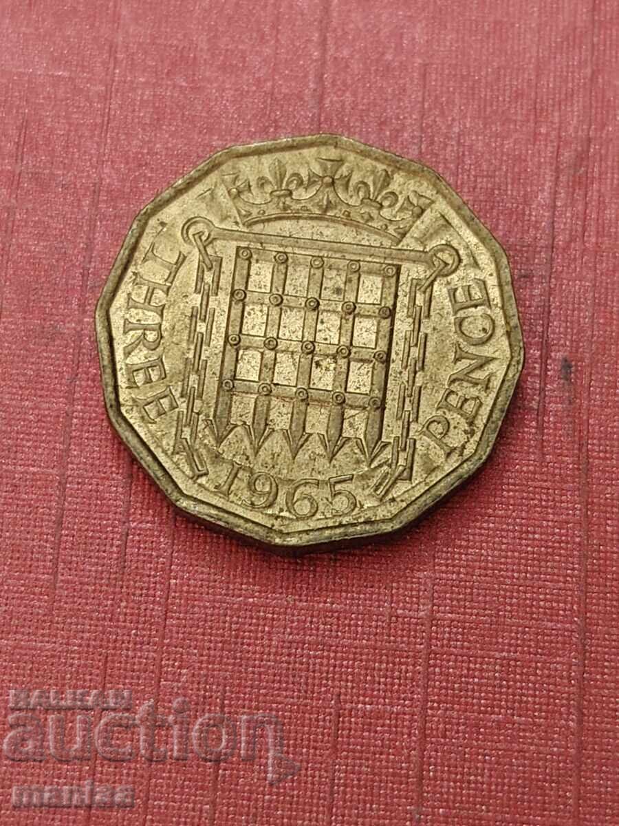 3 pence 1965