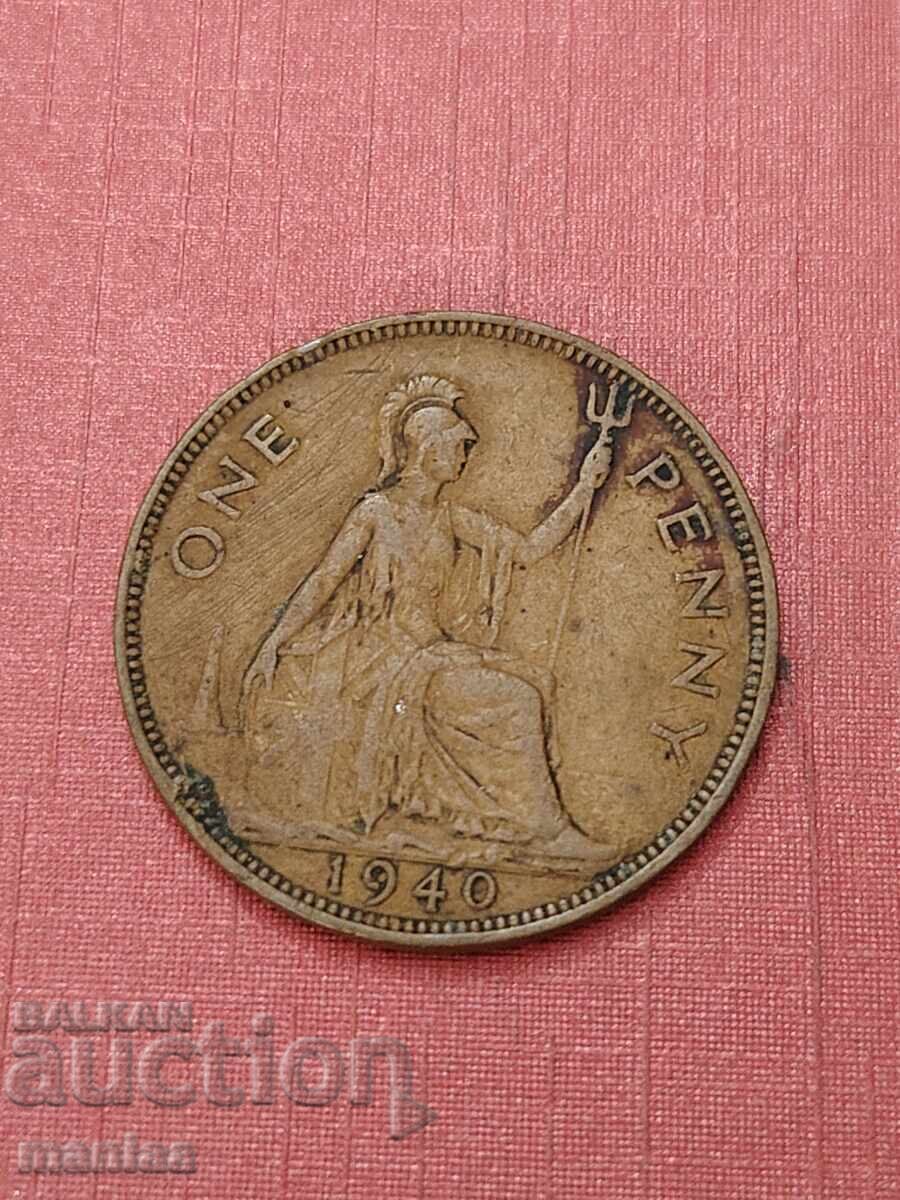 1 Penny 1940 cu preț € 2.50 | 4.89 BGN